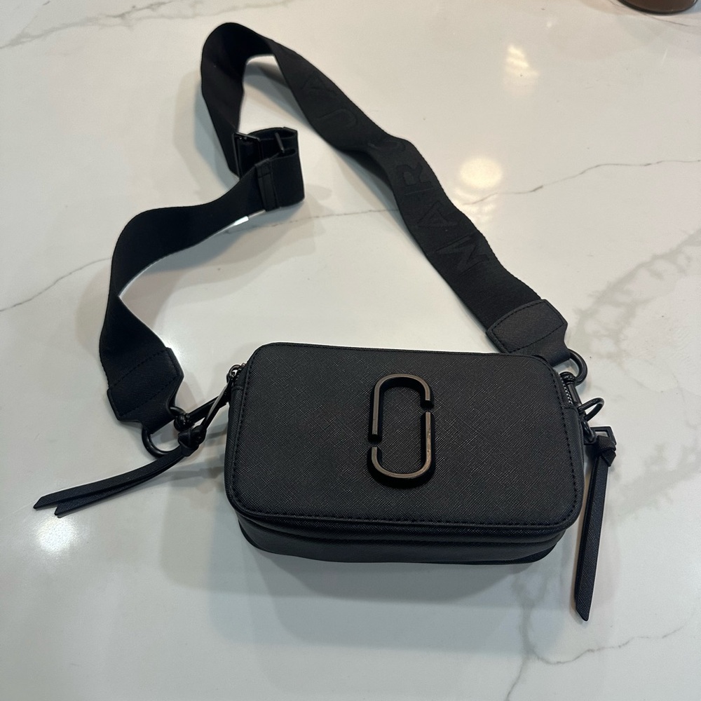 Marc Jacobs Inspired Black Crossbody Bag